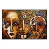 Fancy Artwork Canvas Wall Art :Tribal Essence By Chromatic Wilderness Abstract - Photo