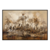 Fancy Artwork Canvas Wall Art :Abstract Artwork Embodies Transitory Nature - Photo