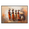 Fancy Artwork Canvas Wall Art :Abstract Piece Layers Textured Brushstroke - Photo