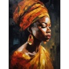 Fancy Artwork Canvas Wall Art :Beautiful African Woman - Photo