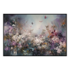 Fancy Artwork Canvas Wall Art :Soft Dreamlike Strokes Pastel Pinks Purples - Photo