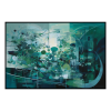 Fancy Artwork Canvas Wall Art :A Harmonious Blend Cool Blues Greens - Photo