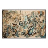 Fancy Artwork Canvas Wall Art :Flowing Lines and Organic Shapes - Photo