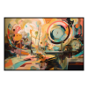 Fancy Artwork Canvas Wall Art :Swirling Shapes and Dreamy Colors - Photo