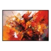 Fancy Artwork Canvas Wall Art :Dynamic and Spontaneous Paint Splashes - Photo