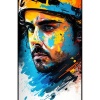 Fancy Artwork Canvas Wall Art :Fernando Alonso Abstract Image - Photo