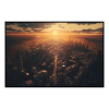 Fancy Artwork Canvas Wall Art :Cloudy Sunset City View - Photo