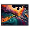 Fancy Artwork Canvas Wall Art :Vibrant Colorful Dutch Pour - Photo