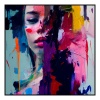 Fancy Artwork Canvas Wall Art :Light Skinned Girl Painting - Photo