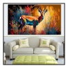 Fancy Artwork Canvas Wall Art :Springbok in the Bush - Photo