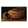 Fancy Artwork Canvas Wall Art :Beautiful African Pottery - Photo