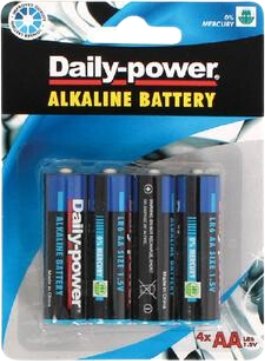 Photo of Generic Alkaline Battery Size AA - 4 Pieces Per Pack