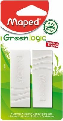 Photo of Maped Greenlogic PVC Free Erasers