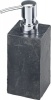 WENKO - Soap Dispenser - Slate Rock Range - Polyresin - Anthracite Photo