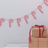 Ginger Ray Santa & Friends Wooden Candy Cane Bunting Photo
