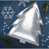 Ginger Ray Silver Christmas Tree Plate Photo