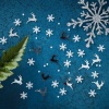 Ginger Ray Silver Christmas Stag Confetti Photo
