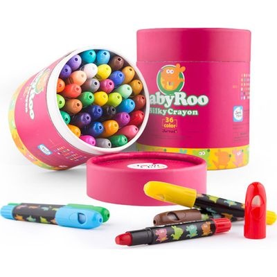 Photo of JarMelo Baby Roo Silky Washable Crayons: 36 Crayons