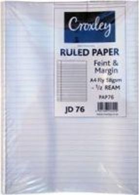 Photo of Croxley JD76 A4 Ruled Paper