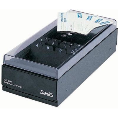 Photo of Bantex B8649 Business Card Filing Boxes