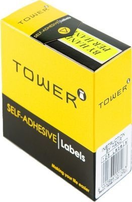 Photo of Tower Rectangular Instruction Labels - By Hand
