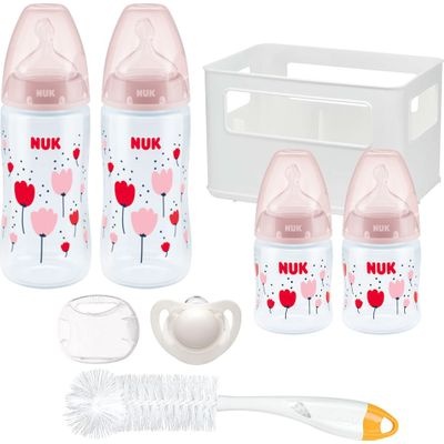 Photo of Nuk First Choice 4 Bottle Starter Pack with Temperature Control - Tulip