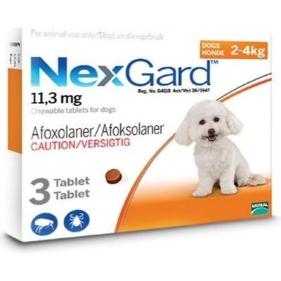 Photo of NexGard Chewable Tick and Flea Tablet for Dogs