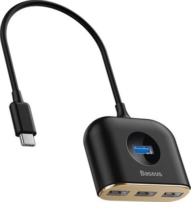 Photo of Baseus 4-in-1 Square USB-C 3.0 to USB-A 3.0*1 USB 2.0*3 Hub
