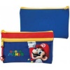 Super Mario Kids Big Pencil Case with 2 Zips Photo