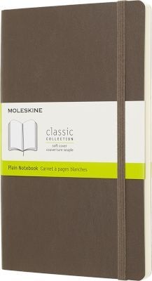 Photo of Moleskine Earth Brown Notebook Extra Large Plain Soft