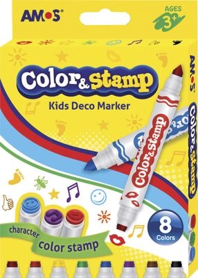 Photo of Amos Color & Stamp Kids Deco Marker