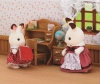 Sylvanian Family - EUR Chocolate Sister & Desk Set Photo