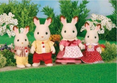 Photo of Sylvanian Families Sylvanian Family - Chocolate Rabbit Family