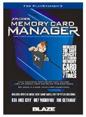 Photo of XPLODER Memory Card Manager plus Mega Cheat Saves PS2
