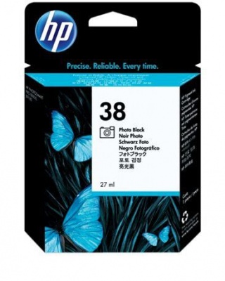 Photo of HP 38 Photo Black Pigment Ink Cartridge with Vivera Ink