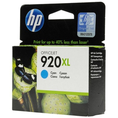 Photo of HP 920XL Cyan Officejet Ink Cartridge Blister Pack