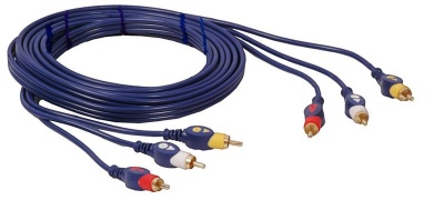 Photo of Ellies 3RCA-3RCA Patch Cord - 3M