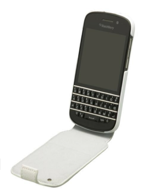 Photo of BlackBerry Q10 Flip Shell - White & White