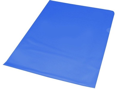Bantex A4 Anti Reflective PVC Secretarial Folder Blue