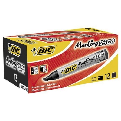 Photo of Bic 2300 Permanent Marker Chisel Point - Black