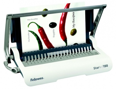 Photo of Fellowes Star Manual Comb Binding Machine Home Use 150 page