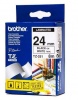 Brother TZ-251 24mm x 8m Black on White Laminated Tape Photo