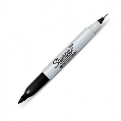 Photo of Paper Mate Sharpie Twin Tip Permanent Marker - Black