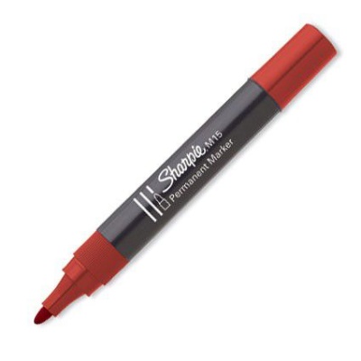 Photo of Sharpie M15 Bullet Permanent Marker - Red
