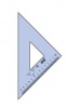 Helix Set Square 45 Degrees - 31cm Photo