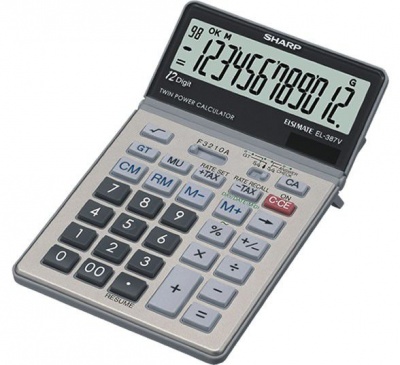 Photo of Sharp EL-387V Desktop Calculator
