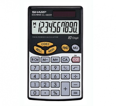 Photo of Sharp EL-480SB Business Calculator