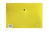 Croxley A4 Document Envelope with Button - Yellow Photo