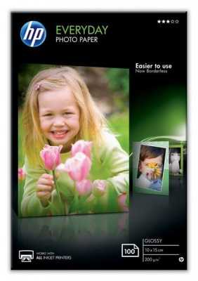 Photo of HP Everyday Glossy 200gsm Photo Paper - 10x15cm
