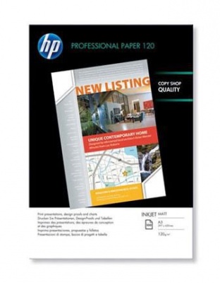 Photo of HP Professional Matt 120gsm Inkjet Paper - A3